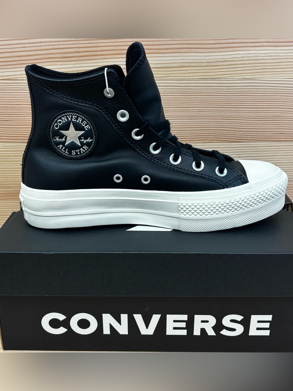 Converse Chuck Taylor All Star Lift Hi Platform‎ Western Glam Sneakers Woman 7.5